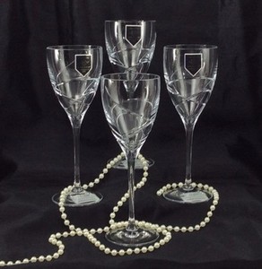 Lenox-Adorn-Crystal-Wine-Glasses-Set-of-4-Cut-Swirls-Smooth-Stem-8-oz-New