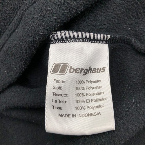 Suéter De Forro Polar Con Cremallera Completa BERGHAUS Negro Para Hombre Talla S - Imagen 4 de 8