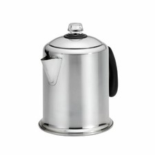 Farberware 50124 Classic Yosemite Stainless Steel Coffee Percolator 8 Cup, Silver Farberware 50124 Classic Yosemite Stainless Steel Coffee Percolator 8 Cup, Silver
