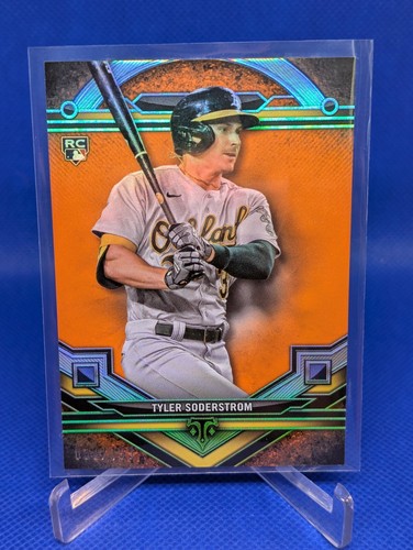 2024 Topps Triple Threads #21 Tyler Soderstrom /199 Orange RC Rookie