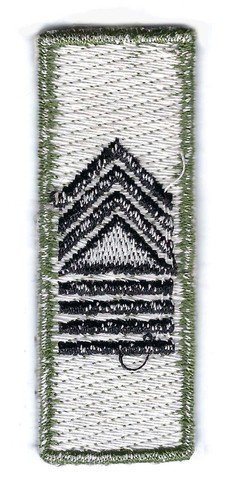 Philippine Army Senior Master Sergeant Collar Lapel Rank Embroidered Patch - Picture 3 of 3