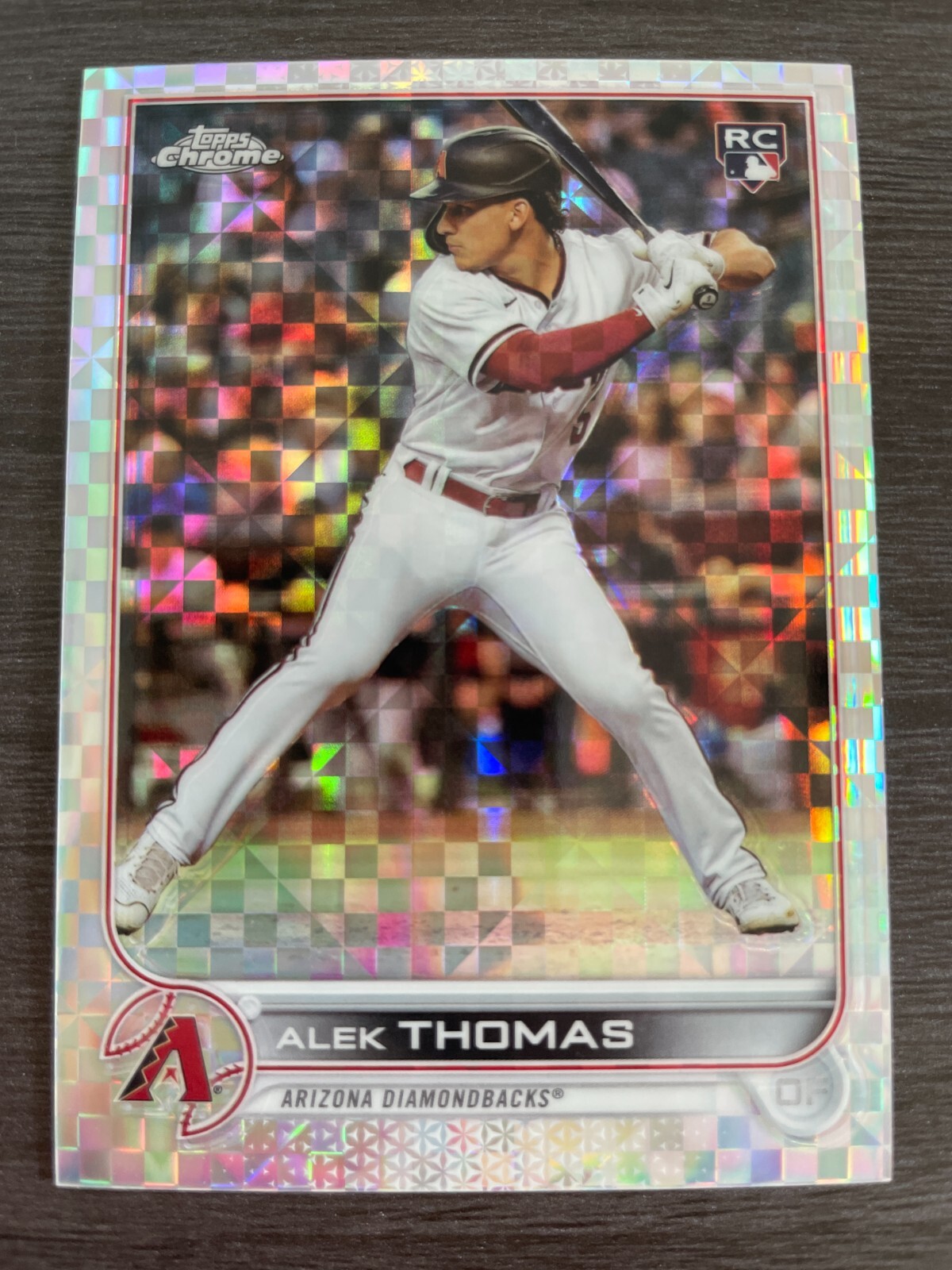 2022 Topps Chrome Update Alek Thomas #USC12 Rookie RC Xfractor Refractor /99