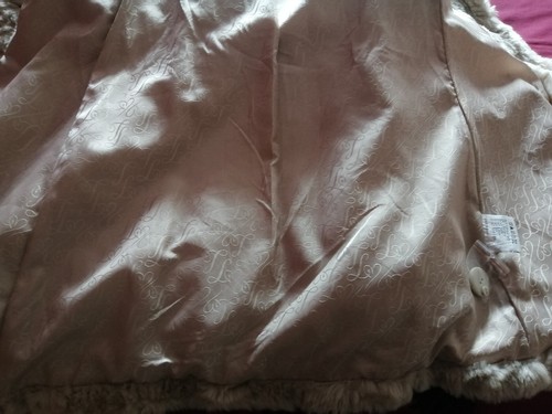 LIPSY Cream Faux Fur Coat - Size 10-12 Pure Luxury, Excellent Condition! - Picture 5 of 8