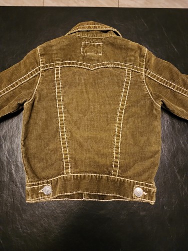 TRUE RELIGION CORDUROY OLIVE BROWN JACKET SIZE LARGE KIDS - Picture 18 of 19