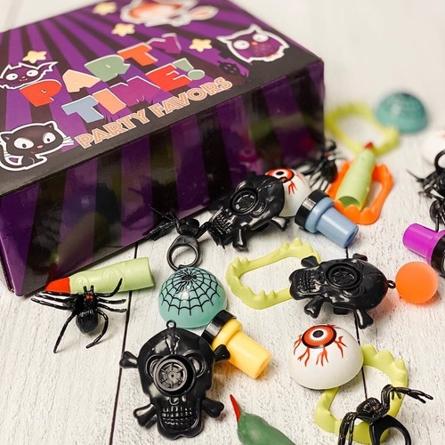 Halloween Party Toys Assortment for Kids 100 Pcs Halloween Party Favors Set - Picture 8 of 10
