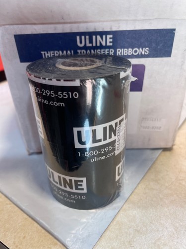 6 Rolls 4.33" x 1476' Wax Thermal Transfer Ribbons Uline S-6259 (Q3)7 - Picture 4 of 4