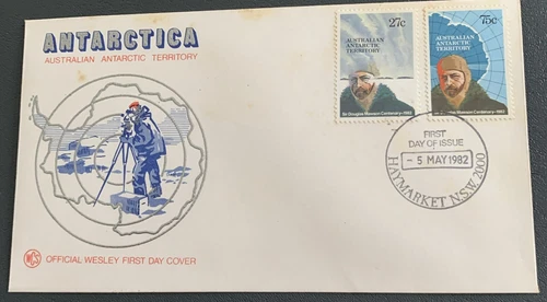 Australian FDC WCS 1982 Antarctica