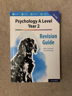 AQA Psychology A Level Year 2 - Revision Guide | eBay UK