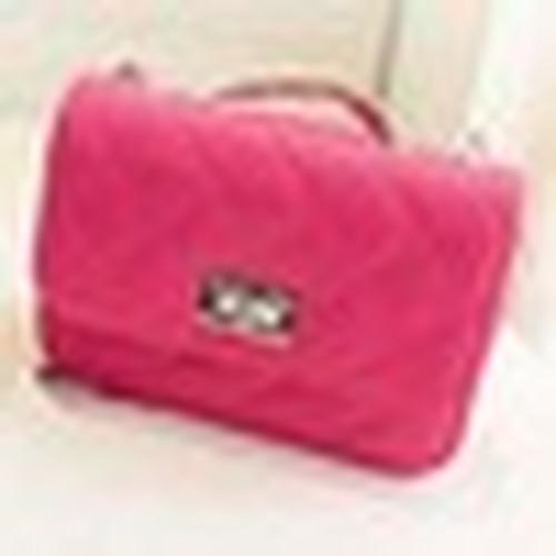 Leather Handbag Shoulder Cross Body Bag Satchel Purse Solid Chains Hasp Flap - Bild 10 von 18