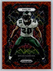 Brian Dawkins 2023 Panini Prizm Orange Lazer Prizm #241 Philadelphia Eagles