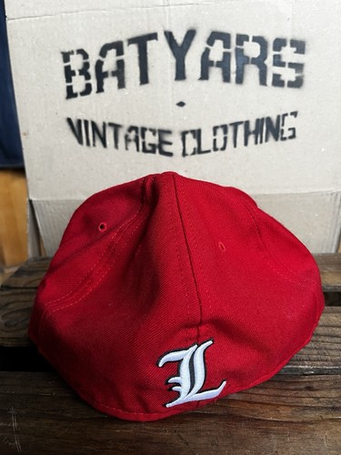 Gorra de colección Louisville Cardinals New Era nueva hecha en EE. UU. 5950 Fifty - Imagen 4 de 8