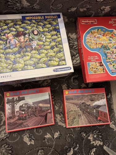 Joblot Of 17 Vintage & Modern Jigsaw Puzzles - All Complete - Picture 3 of 9