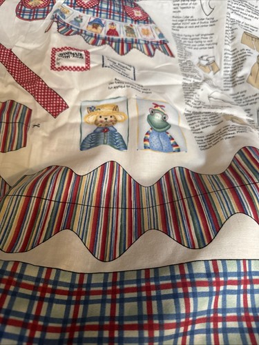 DAISY KINGDOM FABRIC PANEL ANIMAL CLASS DAISY DOLLY DRESS CUT & SEW #1629 2 Yds - Picture 4 of 6