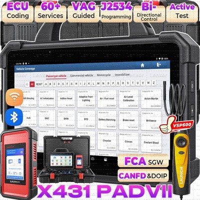 2025 LAUNCH X431 PAD VII PAD 7 PRO Diagnostic Scanner Key Programming Coding