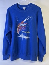 Vintage 80  s Starlight Express Andrew Lloyd Webber Blue XL Men's Sweatshirt