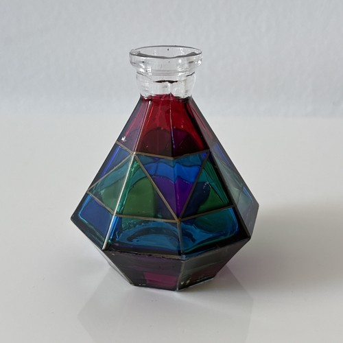 Murano Stil Glas kleine Flasche mehrfarbig einige Verluste zu beenden wie abgebildet - Bild 6 von 11
