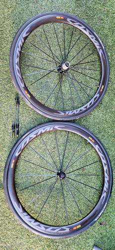 Mavic Comic Pro SL 45mm Carbon Tubeless Clincher wheels Set - Picture 14 of 14