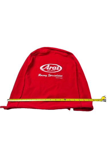 Genuine Arai Ducati Helmet Cover Red - Picture 4 of 4