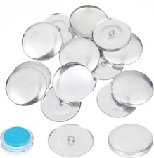 10 Sets Button Covers 60L 1.5" 38Mm Cover Buttons Kit with 2Pcs 42Mm Button Tool