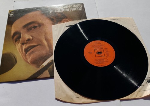 Johnny Cash At Folsom Prison Vinyl LP Record Country 1968 CBS 63308  - Bild 12 von 14