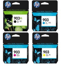 Original HP 903XL  903 Tinte Multipack schwarz cyan magenta gelb 4 Stück