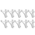 10 Pcs Refrigerator Organizer Fridge Shelf Clips Freezer Shelves Hook