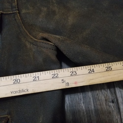 Harley Davidson Womens Brown Medium Distressed Rough Out Leather Jacket Heavy - Picture 4 of 22