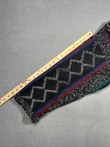 Suéter de lana vintage Allen Wah para hombre grande azteca occidental cordero - Imagen 7 de 9