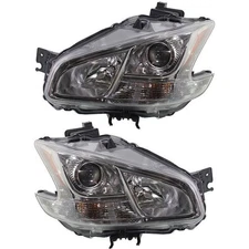 HID Headlight Assembly with Clear Lens Left and Right For 2009-14 Nissan Maxima