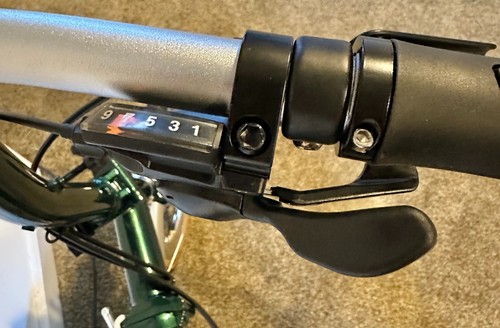 LITEPRO trifold 9 Speed "Brompton Clone" Bike (Green) 16" Wheels With EXTRAS - Picture 5 of 16
