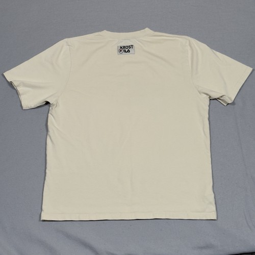 FILA X KROST Oversized Tee Shirt Mens Size Medium Cream Urban Outfitters UA NY - Picture 4 of 11