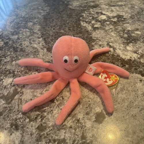 Ty Inky The Octopus Beanie Baby - Picture 1 of 5