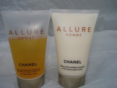 Chanel Allure Homme  Hair Body Wash Foaming Shower Gel and after shave read !