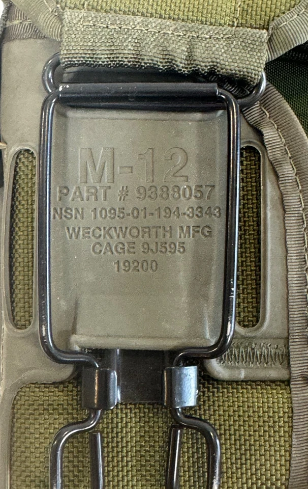 Coldre universal Bianchi M12 Beretta M9 militar dos EUA oliva drab - Imagem 4 de 4