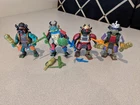 VINTAGE 1993 Movie III Samurai Teenage Mutant Ninja Turtles: Set of 4