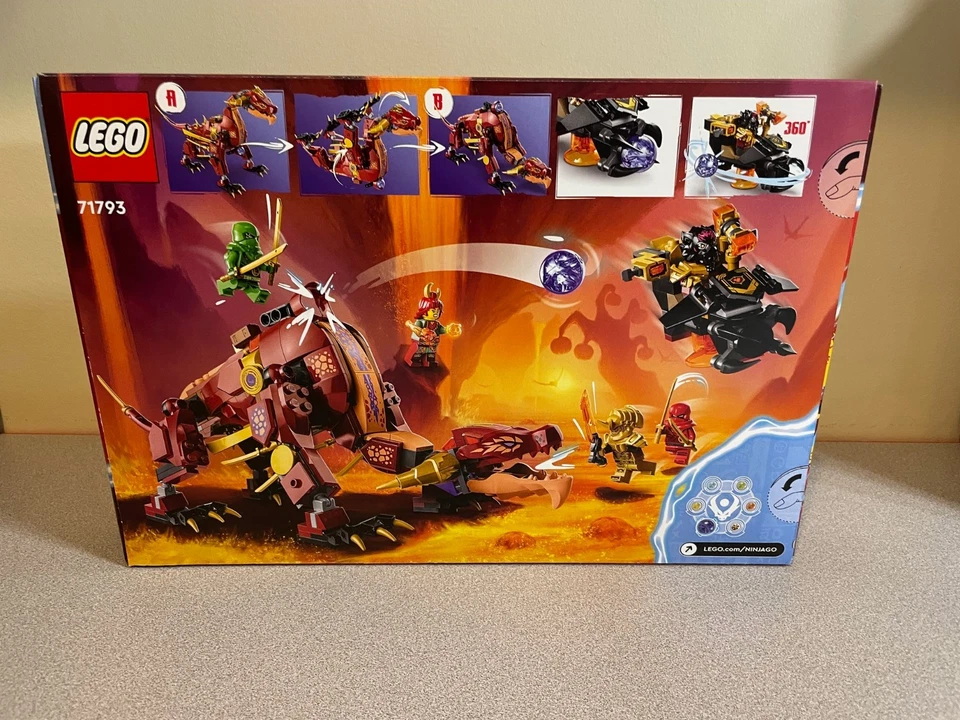 LEGO Ninjago Heatwave Transforming Lava Dragon (71793). New In Sealed Box - Image 2 of 2
