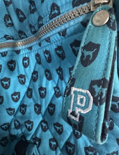 Victoria's Secret Seesack Pink Dog Monogram Blau Gesteppt Vintage - Bild 4 von 9