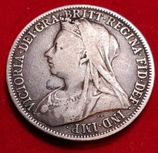 ☆1898 Great Britain Florin Silver Coin | Queen Victoria | UK .925 Silver☆