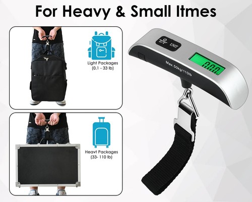 Luggage Weight Scale Portable Digital Suitcase Scale for Travel Handheld Scal... - Picture 2 of 8