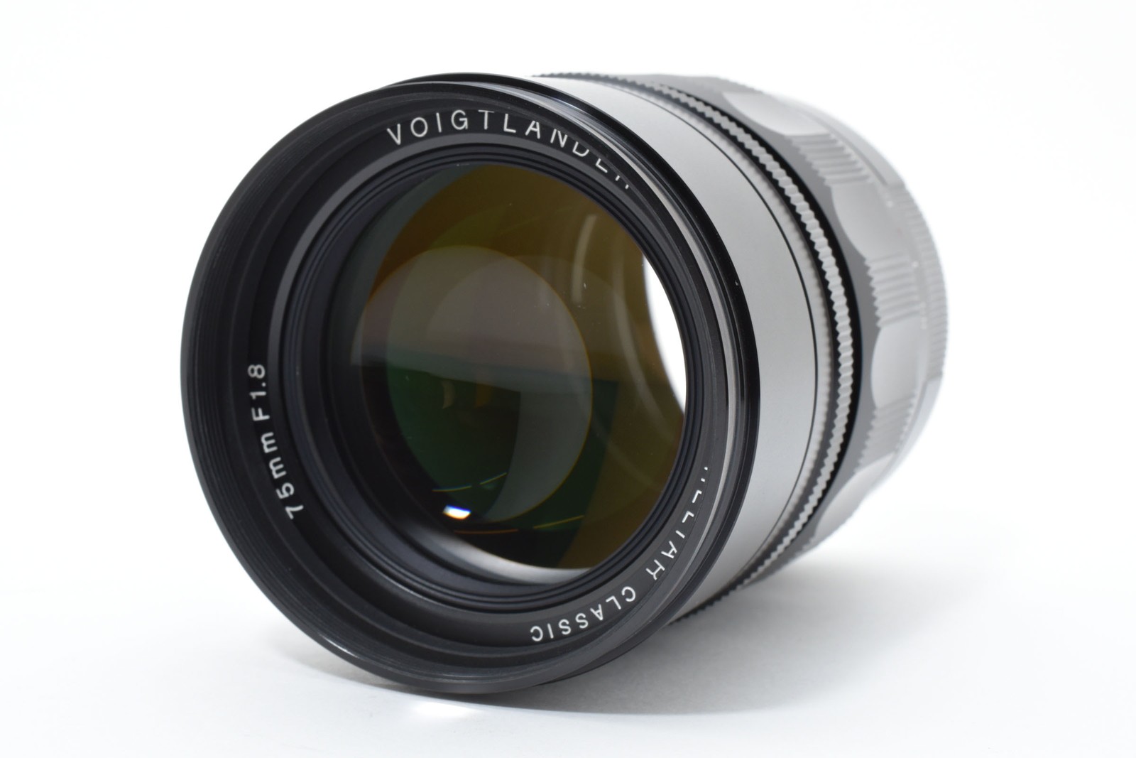 [MINT] Voigtlander Heliar Classic 75mm f1.8 Black From JAPAN