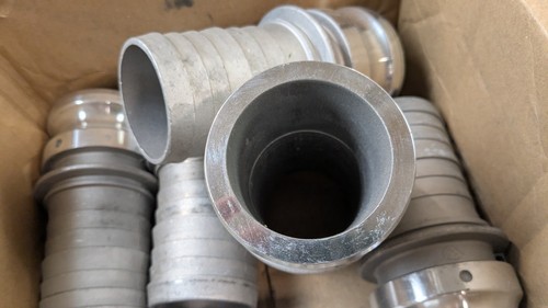 6 Stück Kuriyama AL-E250 Aluminium Schnellkupplung Schlauch Widerhaken für 2,5" ID Schlauch - Bild 6 von 6