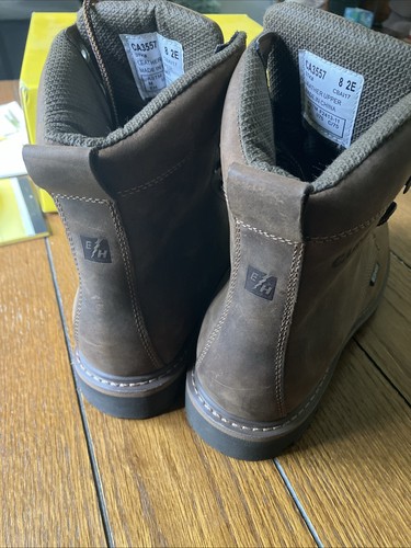 CAROLINA MEN'S CA3557 WATERPROOF STEEL TOE 8 IN. BOOT SIZE 8 2E NEW! - Picture 4 of 8