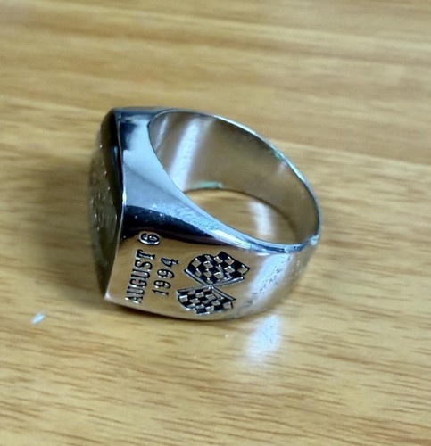 Brickyard 400 Inaugural race Balfour Limited Edition #0044 Sterling Silver Ring - Picture 2 of 9