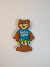 "Camisa de Colección General Mills Cereal Oso de Azúcar Azul Playa Pantalones Cortos Felpa 5"""