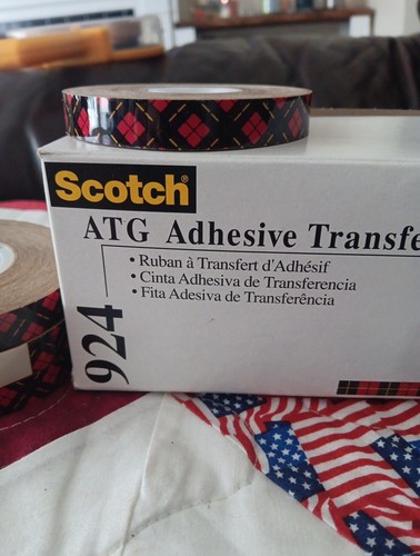 Scotch 3M 924 ATG Adhesive Transfer Tape, 1/2 inch x 36 yards 7 ROLLS - Picture 2 of 4