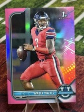 MALIK WILLIS RC 2021-2022 Bowman U Chrome Pink Refractor 1st Rookie Card #29 