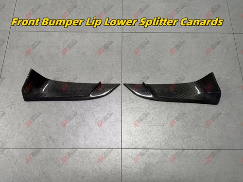 For Toyota Supra GR A90 A91 20+ Forged/Carbon Fiber Front Bumper Side Vents Trim - Picture 4 of 28