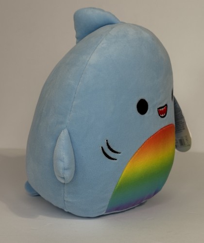 Squishmallows 8" Rey the Shark with Rainbow Belly New - Picture 4 of 10