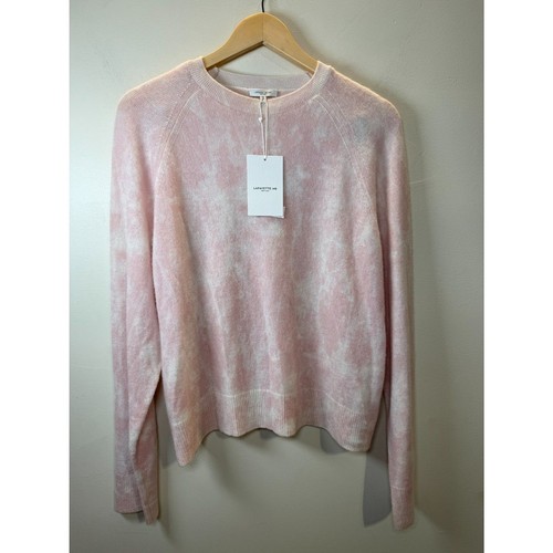 Lafayette 148 Women's Size Medium Bluff Pink Cashmere Crewneck Sweater NWT - Picture 4 of 8