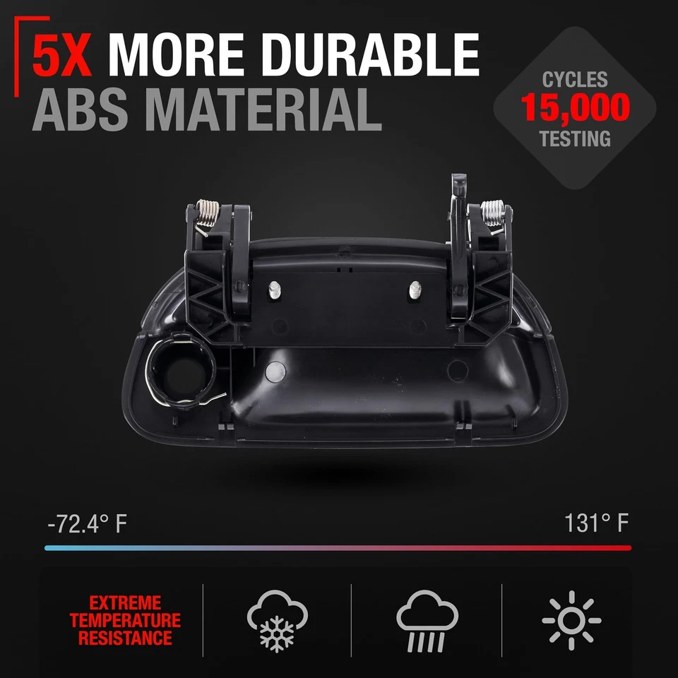 Manija de puerta trasera para Ford F-250 F-350 F-450 F-550 Super Duty con cerradura Foto 3 de 4